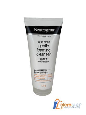 Sữa Rửa Mặt Neutrogena 100g Deep Clean Gentle Dịu Nhẹ Sạch Sâu