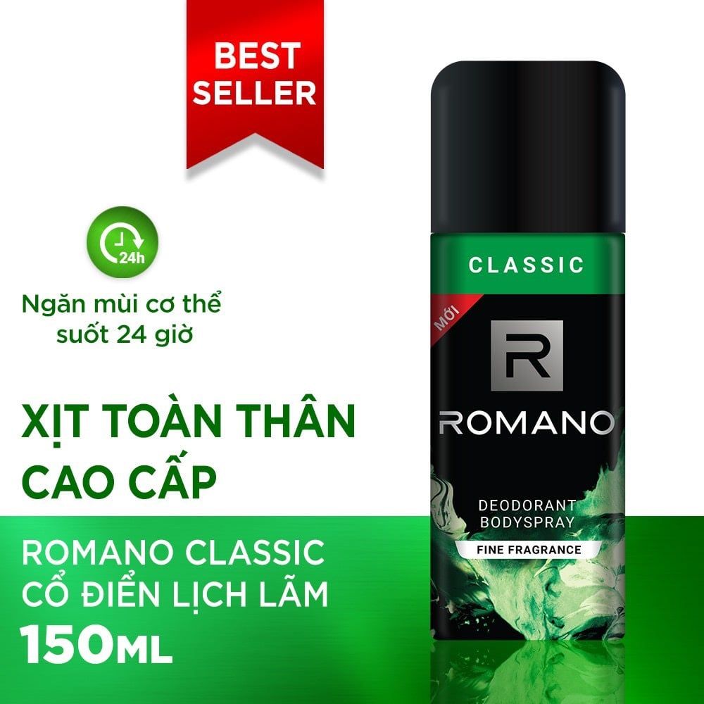 Xịt Toàn Thân Romano 150m