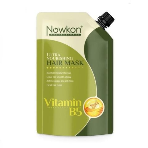 Hấp Dầu Nowkon 850ml Vitamin B5, Giúp tái tạo và phục hồi tóc hư tổn, bảo vệ tóc chống tóc khô xa, gãy rụng