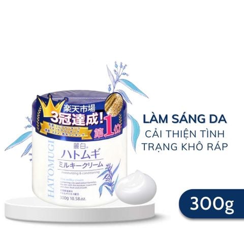 Kem Dưỡng Hatomugi 300g Moisturizing & Conditioning