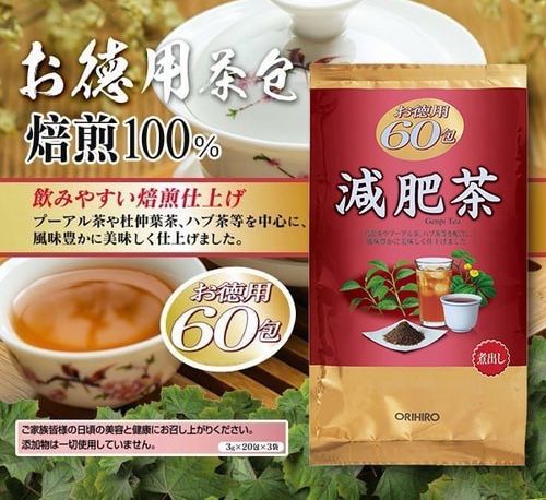 Trà Giảm Mỡ Genpi Orihiro 60 Gói 180g