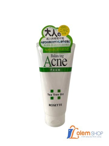 Sữa Rửa Mặt Rosette Nhật 120g Acne Tea Tree Oil