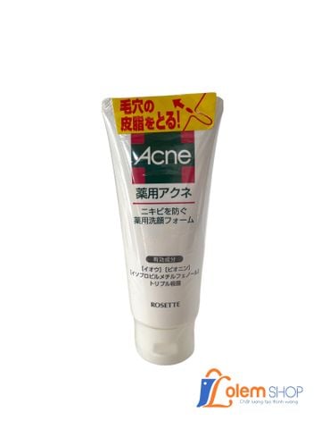 Sữa Rửa Mặt Rosette Nhật 120g Acne