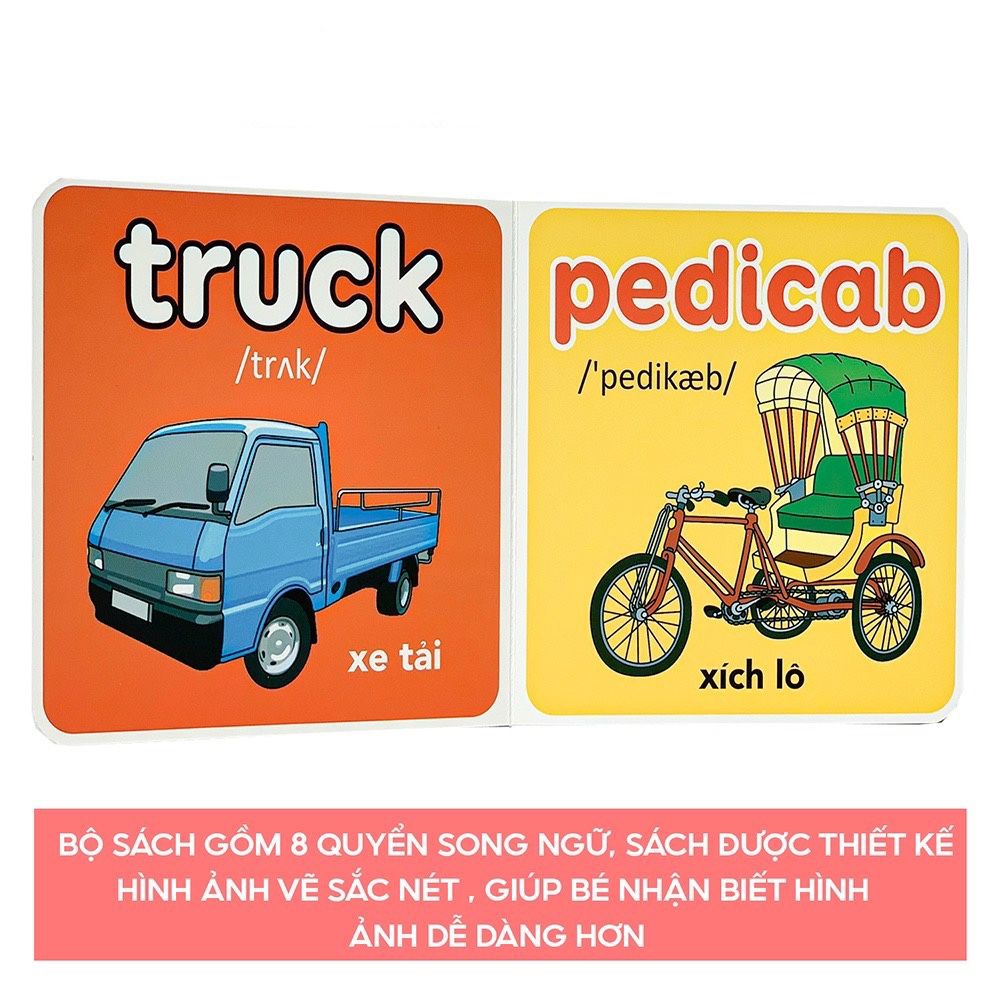 Bộ Sách Song Ngữ Thư Viện Hình Ảnh Đầu Tiên Cho Bé