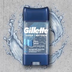 Lăn Khử Mùi Gel Gillette 107g Cool Wave Anti-White Mark