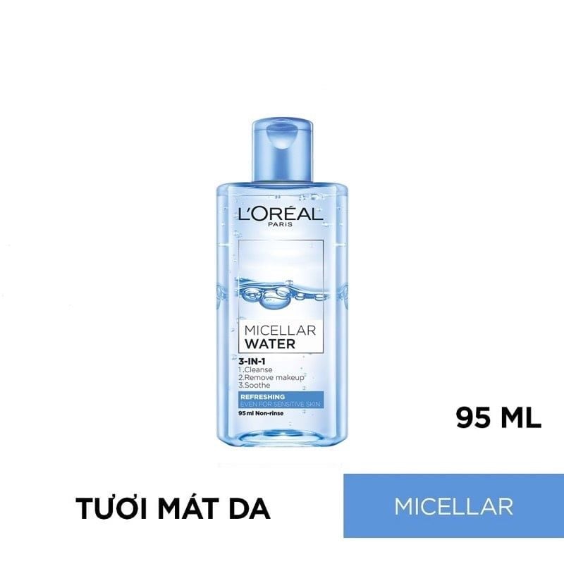 Nước Tẩy Trang Tươi Mát 3 In 1 LOreal Paris Micellar Water 400ml