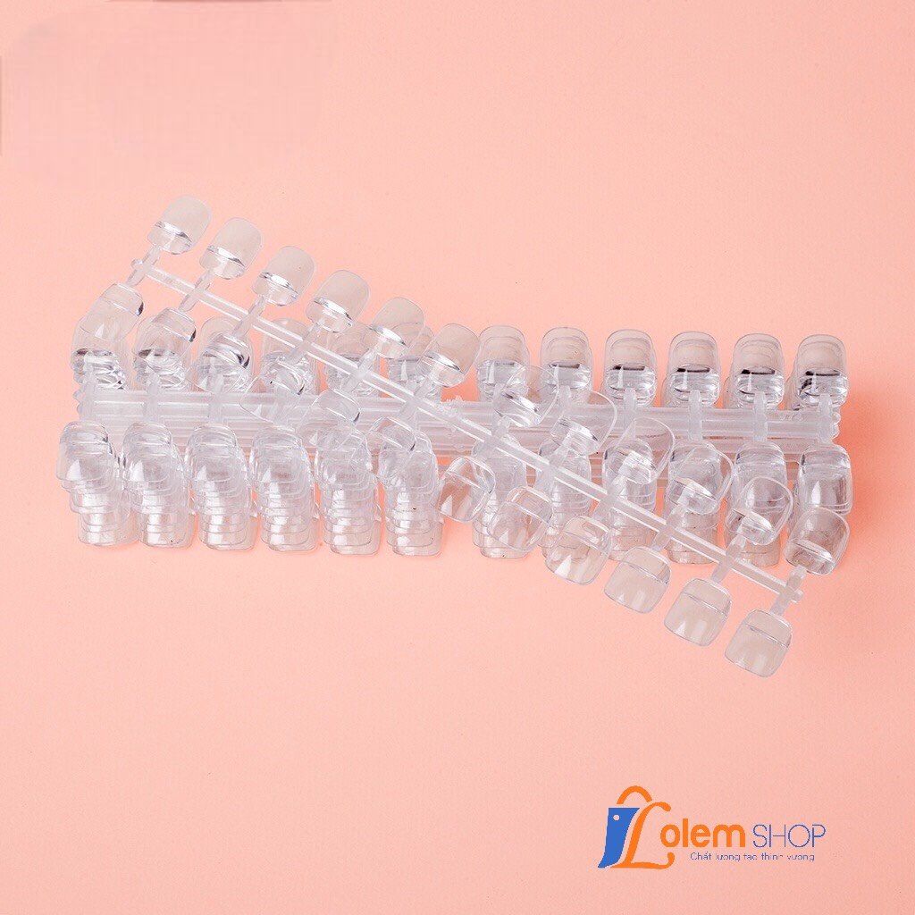 Vỉ móng mẫu phom vuông tập sơn (1 bịch 10 vỉ 240 móng)