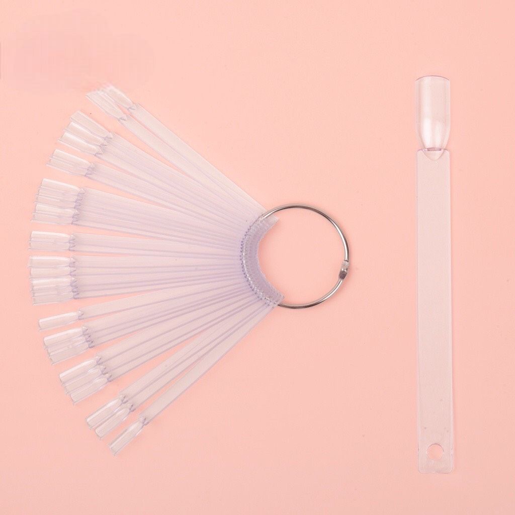 Móng Que Vuông (Bịch 50 Que), dùng để tập vẽ, test màu sơn gel các loại hoặc design các mẫu nail