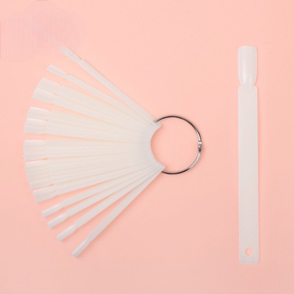 Móng Que Vuông (Bịch 50 Que), dùng để tập vẽ, test màu sơn gel các loại hoặc design các mẫu nail