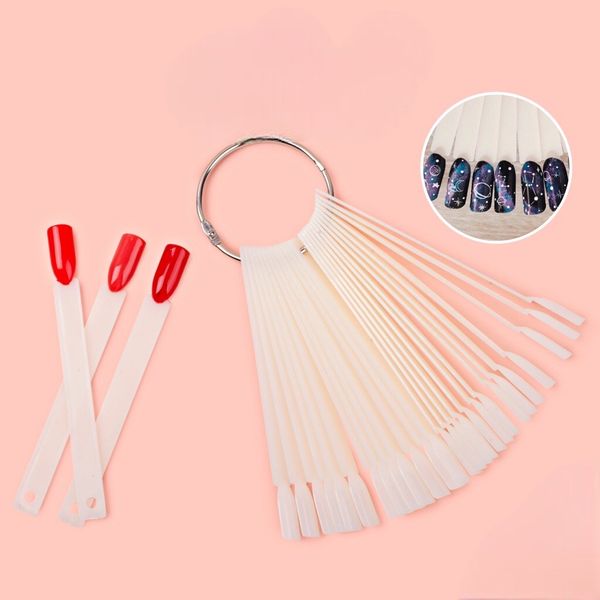 Móng Que Vuông (Bịch 50 Que), dùng để tập vẽ, test màu sơn gel các loại hoặc design các mẫu nail