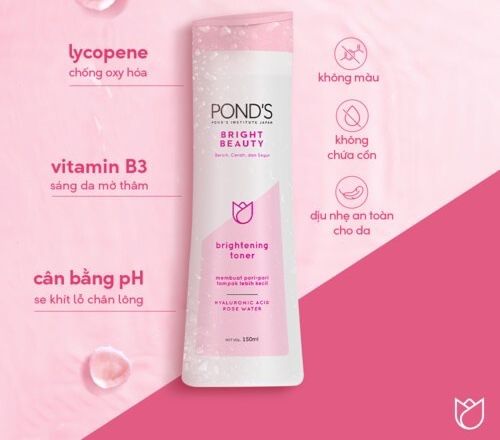 Nước hoa hồng Pond's White beauty Whitening Toner 150ml