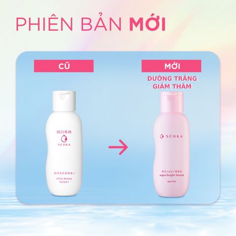 Nước Dưỡng Da Senka 200ml Trắng Hồng Mờ Thâm