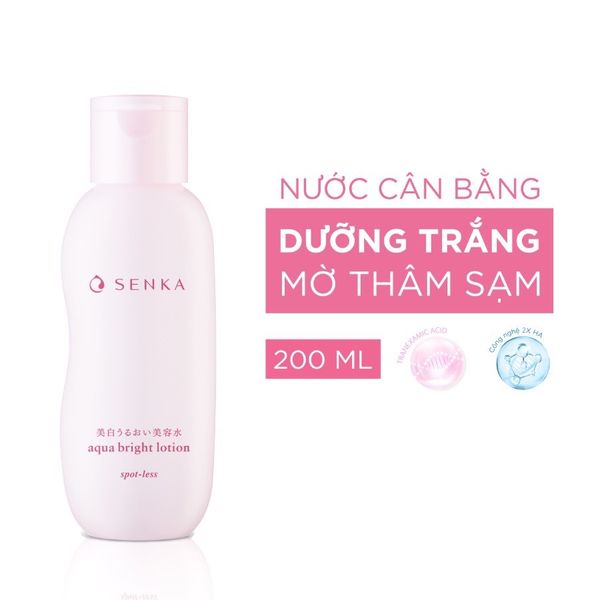 Nước Dưỡng Da Senka 200ml Trắng Hồng Mờ Thâm