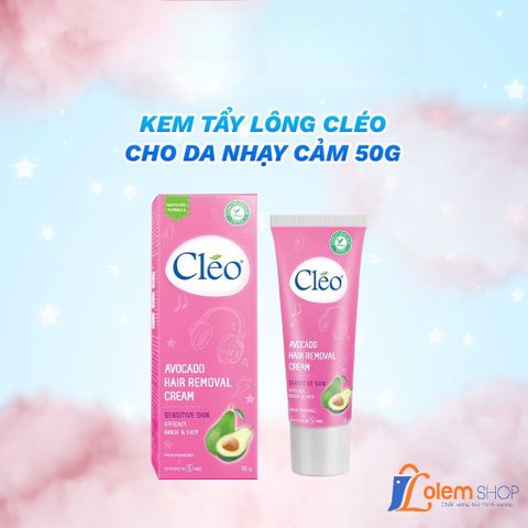 Kem Tẩy Lông Cleo Avocado Sensitive Skin 25G-50G