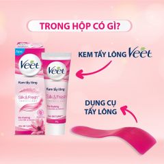 KEM TẨY LÔNG DÀNH CHO DA THƯỜNG VEET SILK & FRESH normal