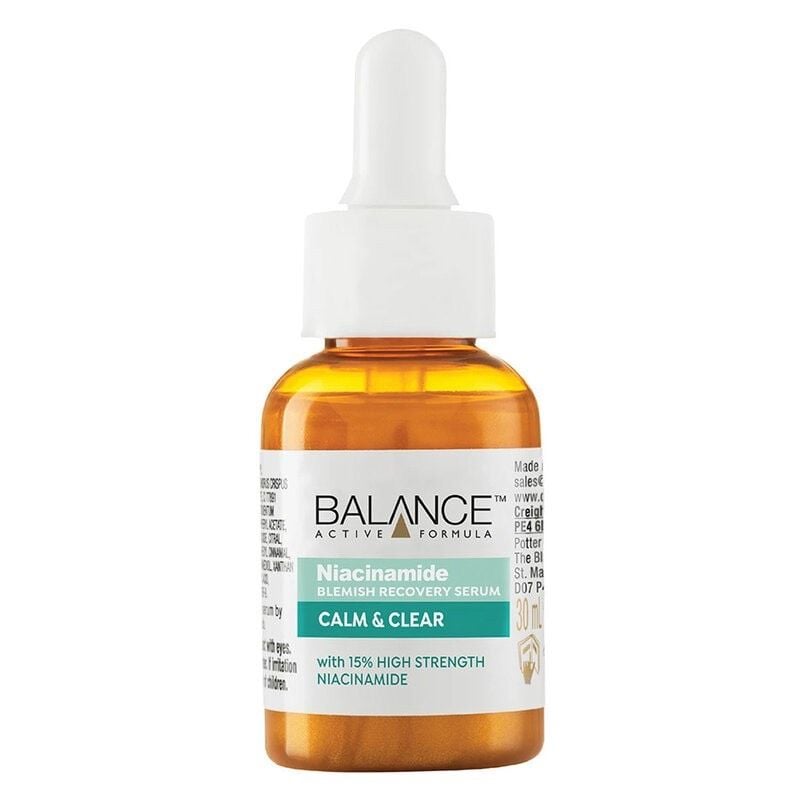 Tinh Chất Dưỡng Ẩm Balance Active Formula Niacinamide Blemish Recovery Serum Calm & Clear 30ml