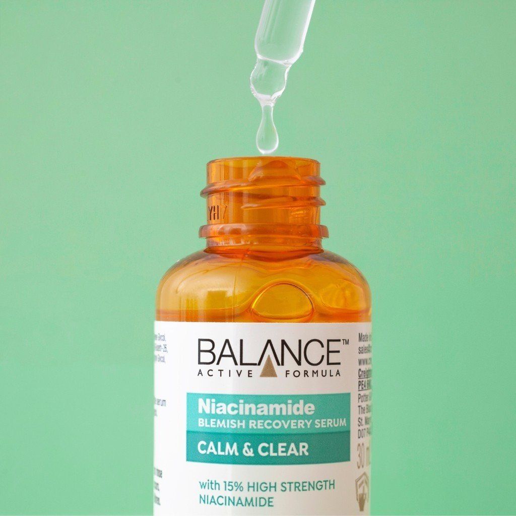 Tinh Chất Dưỡng Ẩm Balance Active Formula Niacinamide Blemish Recovery Serum Calm & Clear 30ml