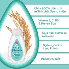 Sữa Tắm Chứa Sữa & Gạo Johnson's Baby 200ml