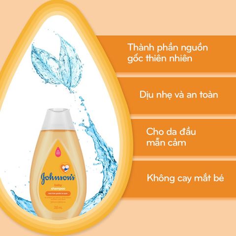 Dầu Gội Đầu Em Bé Johnson’s Baby Shampoo 200ml