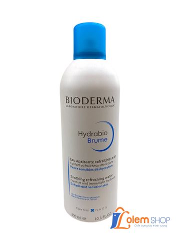 Xịt Khoáng Bioderma Hydrabio Brume 300ml