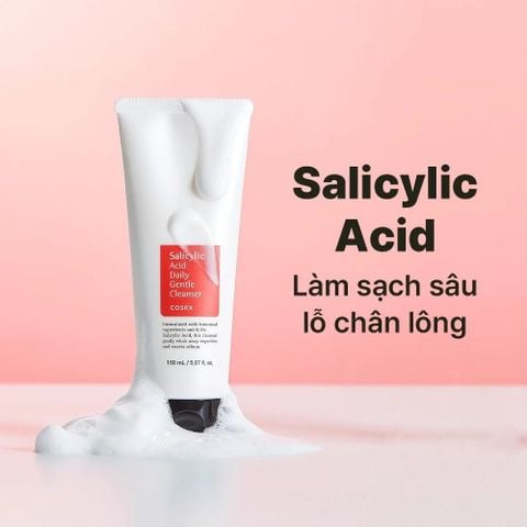 Sữa Rửa Mặt Cosrx 150ml Salicylic Acid Daily Gentle Cleanser