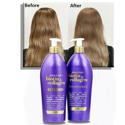 Dầu gội- xả Ogx Thick & Full Biotin & Collagen Conditioner 750ml