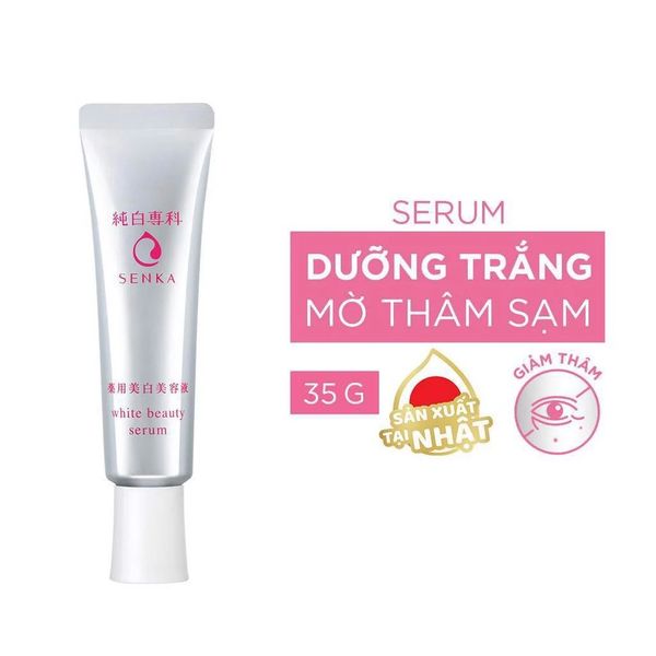 Serum Dưỡng Trắng Da Senka Tuýp Giảm Nám Tàn Nhang