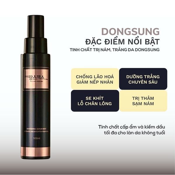 Tinh Chất Trắng Da Trị Nám Dongsung Whitening Serum Mist 100ml