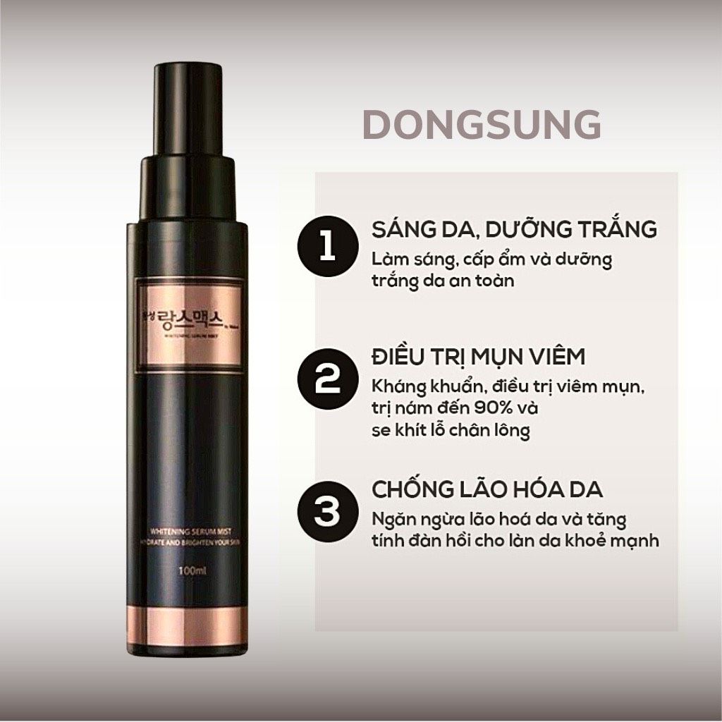 Tinh Chất Trắng Da Trị Nám Dongsung Whitening Serum Mist 100ml