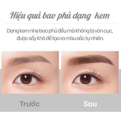 Mascara Mày Klavuu 3g, định hình dáng lông mày, giúp lông mày lên màu tự nhiên