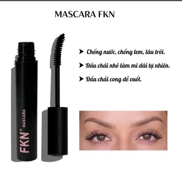 Mascara Fkn 7g Hộp Đen Dưỡng Mi Chống Nước