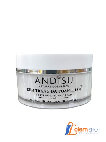 Kem Body Tuyết Andisu 200g, Nuôi dưỡng, phục hồi làn da từ sâu bên trong, cung cấp độ ẩm