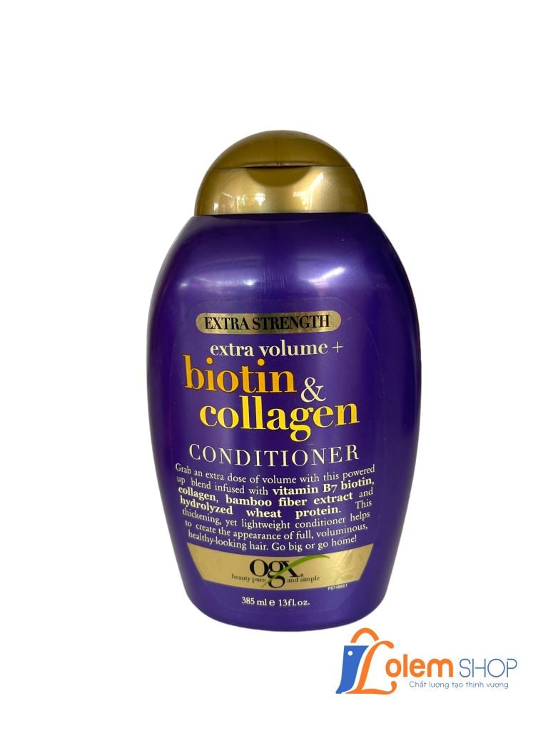 Dầu Gội Dầu xả Biotin & Collagen 385ml Mẫu Mới