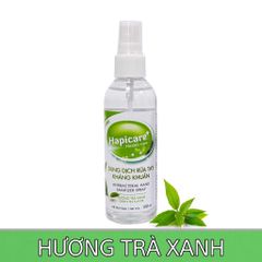 Xịt Kháng Khuẩn Happicare 100ml Trà Xanh và Bạc Hà