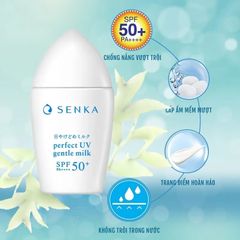 Sữa Chống Nắng Senka 40ml Perfect Uv Gentle Milk Spf50+