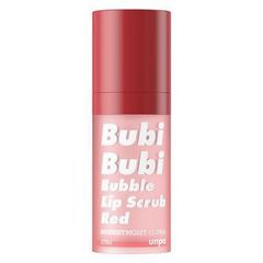 Tẩy Tế Bào Chết Môi Sủi Bọt Unpa Bubi Bubi Bubble Lip Scrub Red 10ml Đỏ