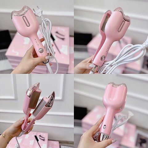 Máy Bấm Dợn Sóng 32mm Cute Cat-shaped Hồng