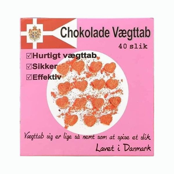 Kẹo Giảm Cân Chokolade Vægttab (40 viên)