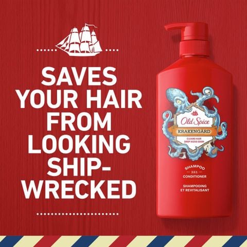 Dầu Gội Xả Old Spice 2in1 400ml- 650ml