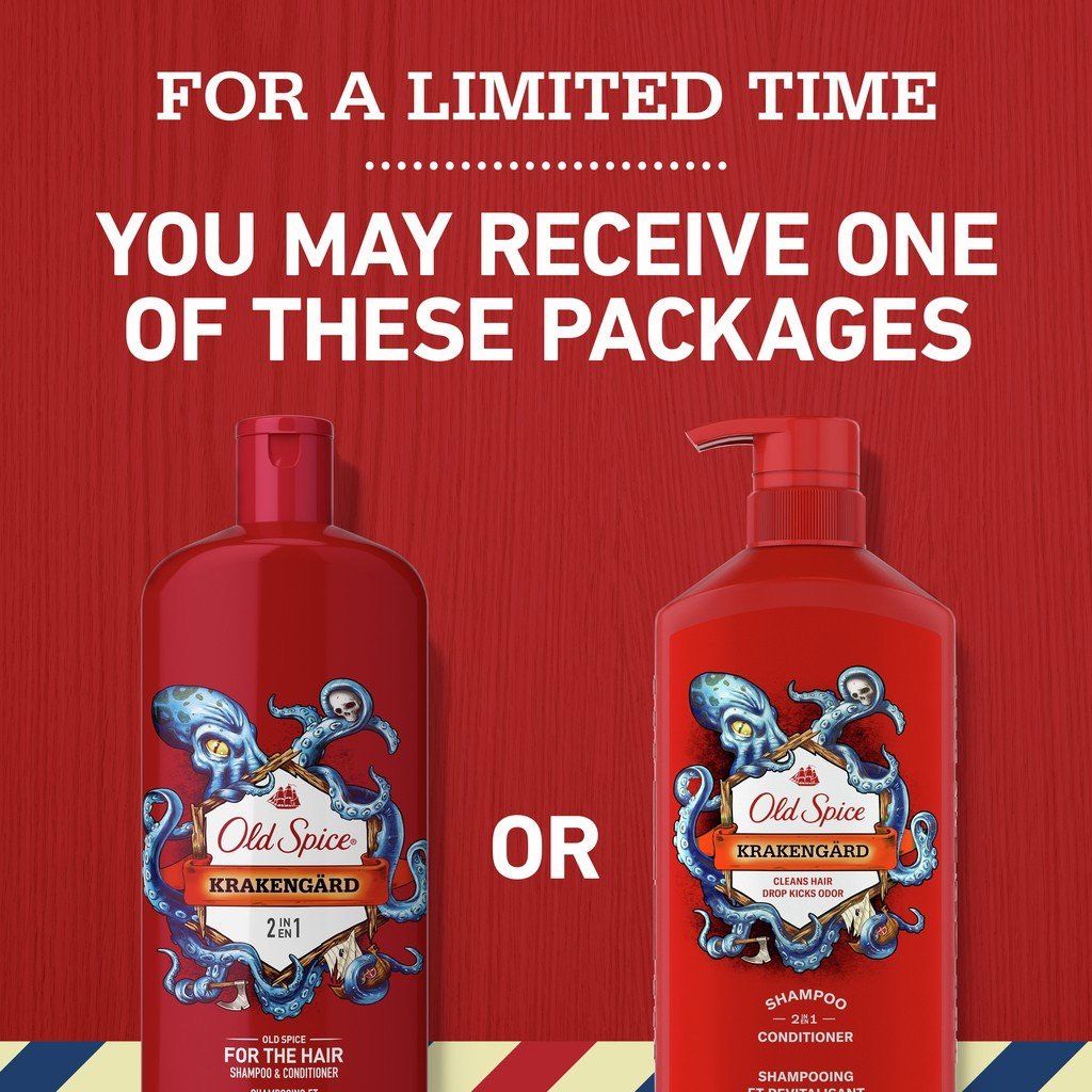 Dầu Gội Xả Old Spice 2in1 400ml- 650ml