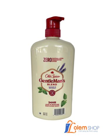 Sữa Tắm & Rửa Mặt Old Spice Gentleman’s Blend 887ml Lavender & Mint Scent