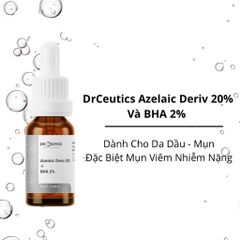 Serum Drceutics 30g Aze Azelaic Deriv 20% + Bha 2% Giảm Mụn Mờ Thâm