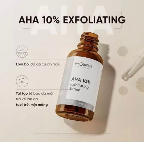 Serum Drceutics 30g Aha 10% Exfolianting Tẩy Tế Bào Chết