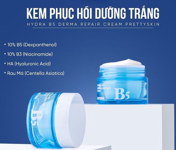 Kem Dưỡng Prettyskin 52ml Hydra B5 Derma Repair Cream