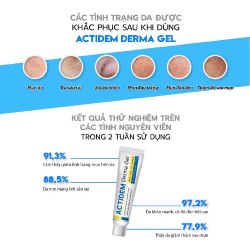 Gel Actidem Derma 40g Giảm Mụn Thâm