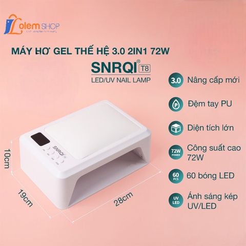 Máy Hơ Gel Snrqi - T8