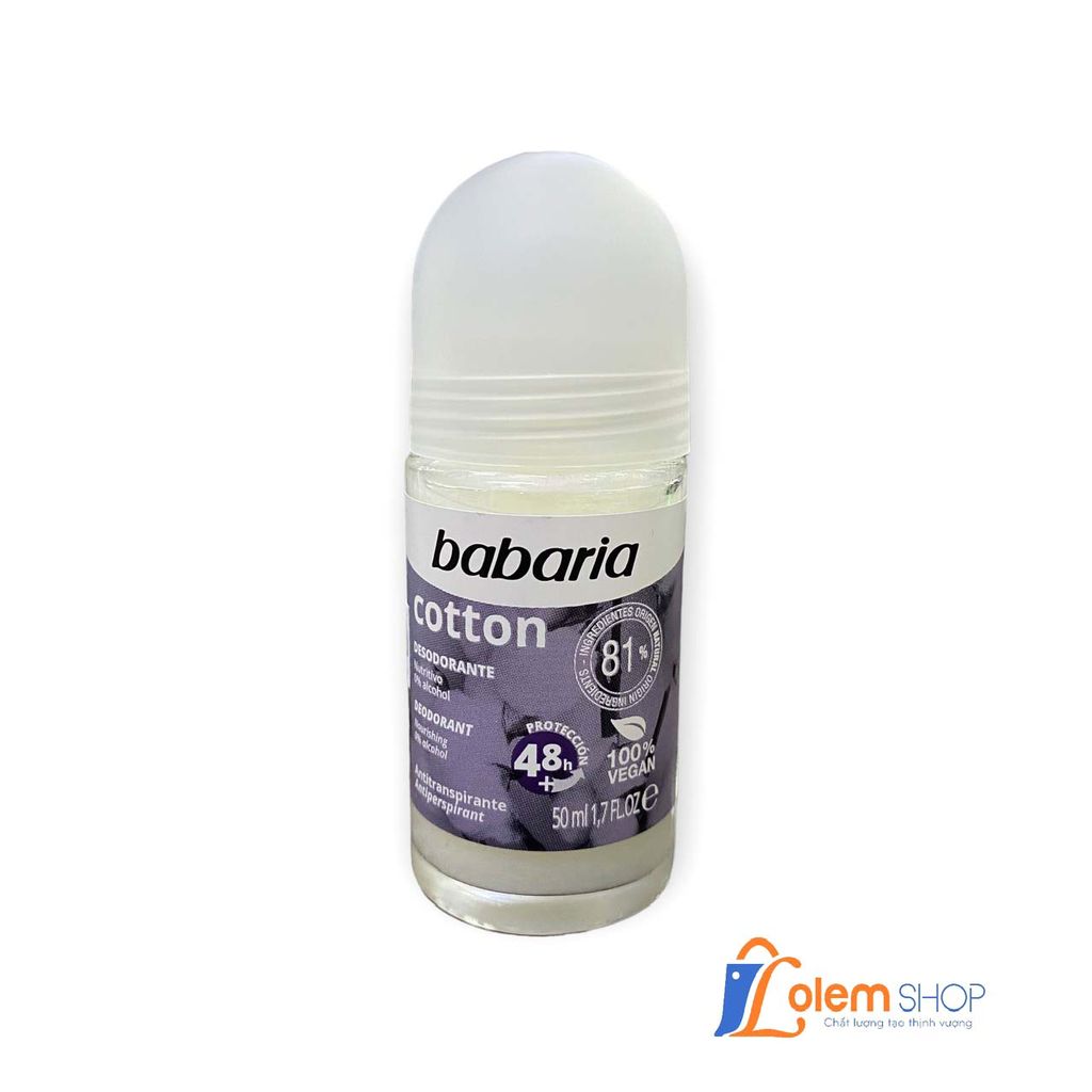 Lăn khử mùi Sáp Babaria 50ml