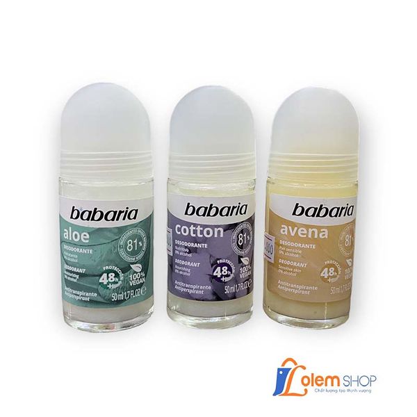 Lăn khử mùi Sáp Babaria 50ml