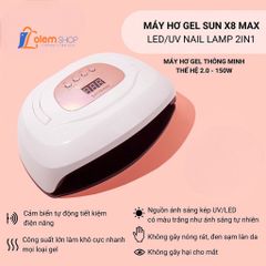 Máy Hơ Gel Sun X8 Max 2 In 1