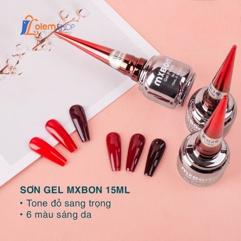 Sơn Gel Mxbon Nắp Đỏ 15ml